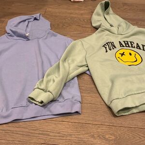 Fun ahead sweatshirts 2 pack for girls 11-12